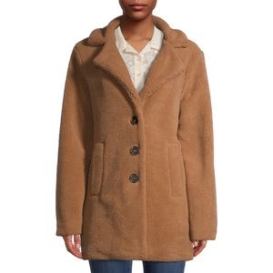 NEW Jason Maxwell Faux Sherpa Coat